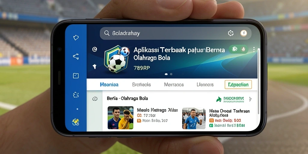 Screenshot antarmuka 789RP menampilkan berita olahraga bola terkini.
