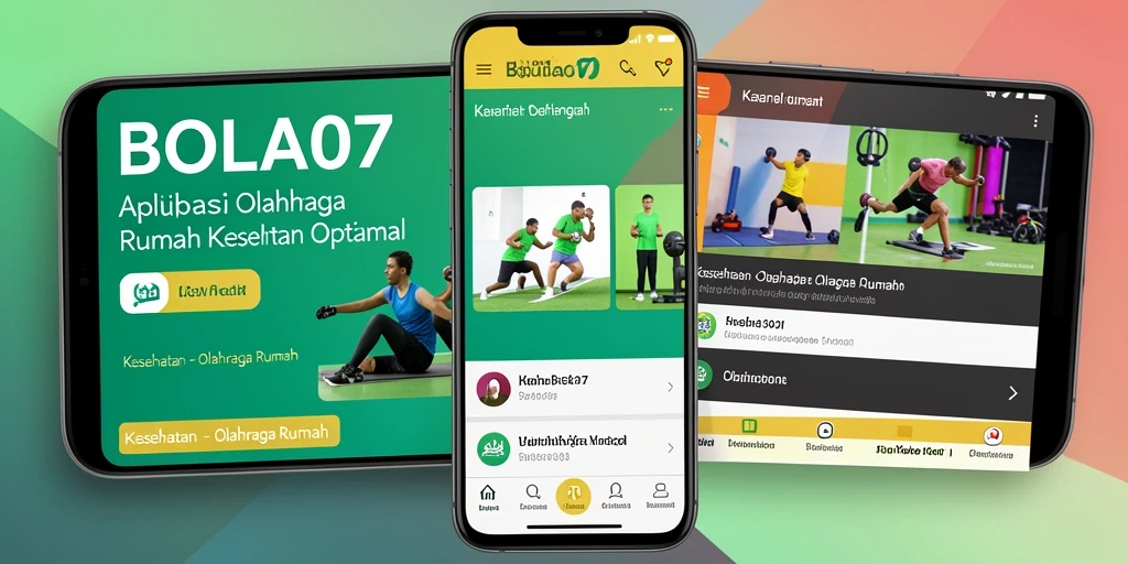 Antarmuka pengguna aplikasi BOLA07 yang sederhana dan mudah diakses.