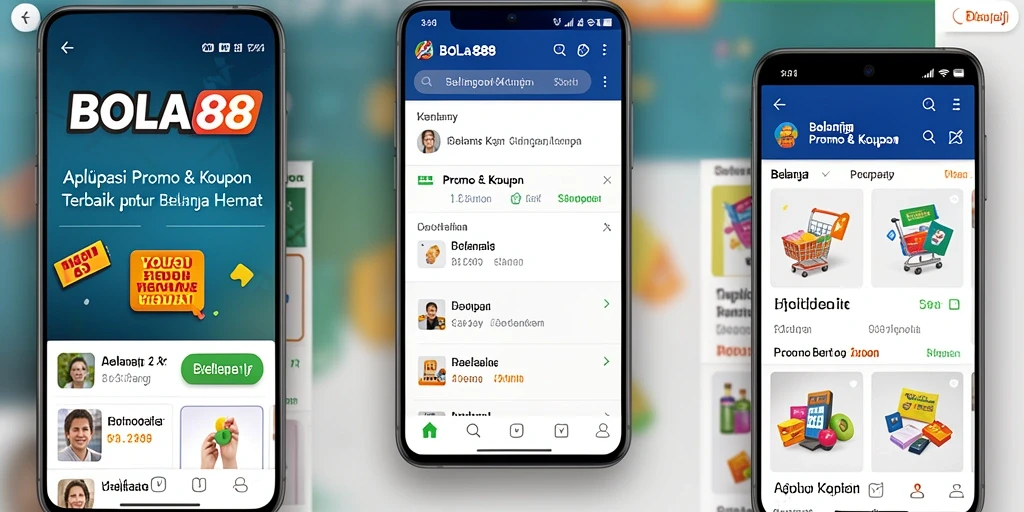 Tampilan antarmuka aplikasi BOLA88 menampilkan berbagai promo menarik.