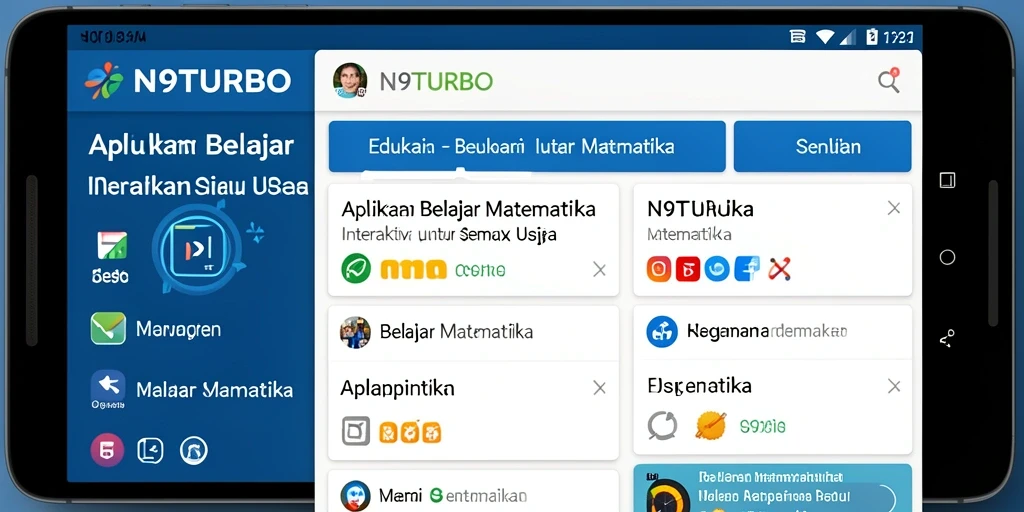 Tampilan antarmuka N9TURBO yang interaktif dan menarik.