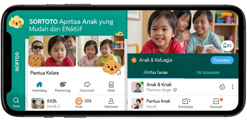 Antarmuka SORTOTO yang intuitif dan ramah anak.