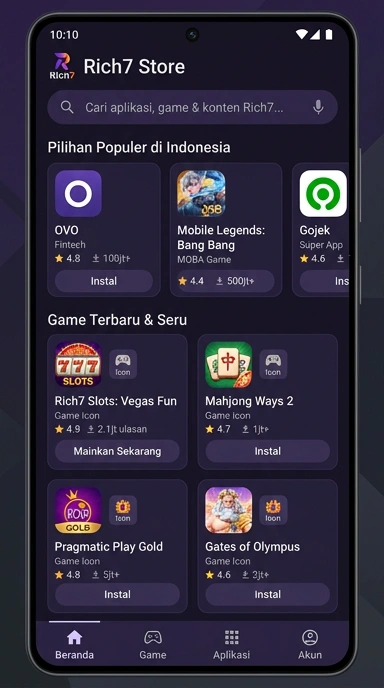 rich7 - Indeks Aplikasi Populer & Kanal Uji Terbaik Indonesia