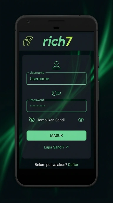 Masuk akun rich7 dengan mudah dan cepat
